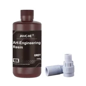 Filamenty i akcesoria do drukarek 3D - żywica do drukarek 3D, podobna do ABS, wytrzymałość zbliżona do inżynieryjnej, SZARA - miniaturka - grafika 1