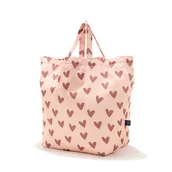 Torby i organizery dla mam - La Millou - Torba Shopper Bag XL HEARTBEAT PINK - miniaturka - grafika 1