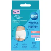Bielizna lecznicza - Canpol Babies Wielorazowe Majtki Ciążowe Dla Kobiet Poporodowe S/M 2 szt. - miniaturka - grafika 1