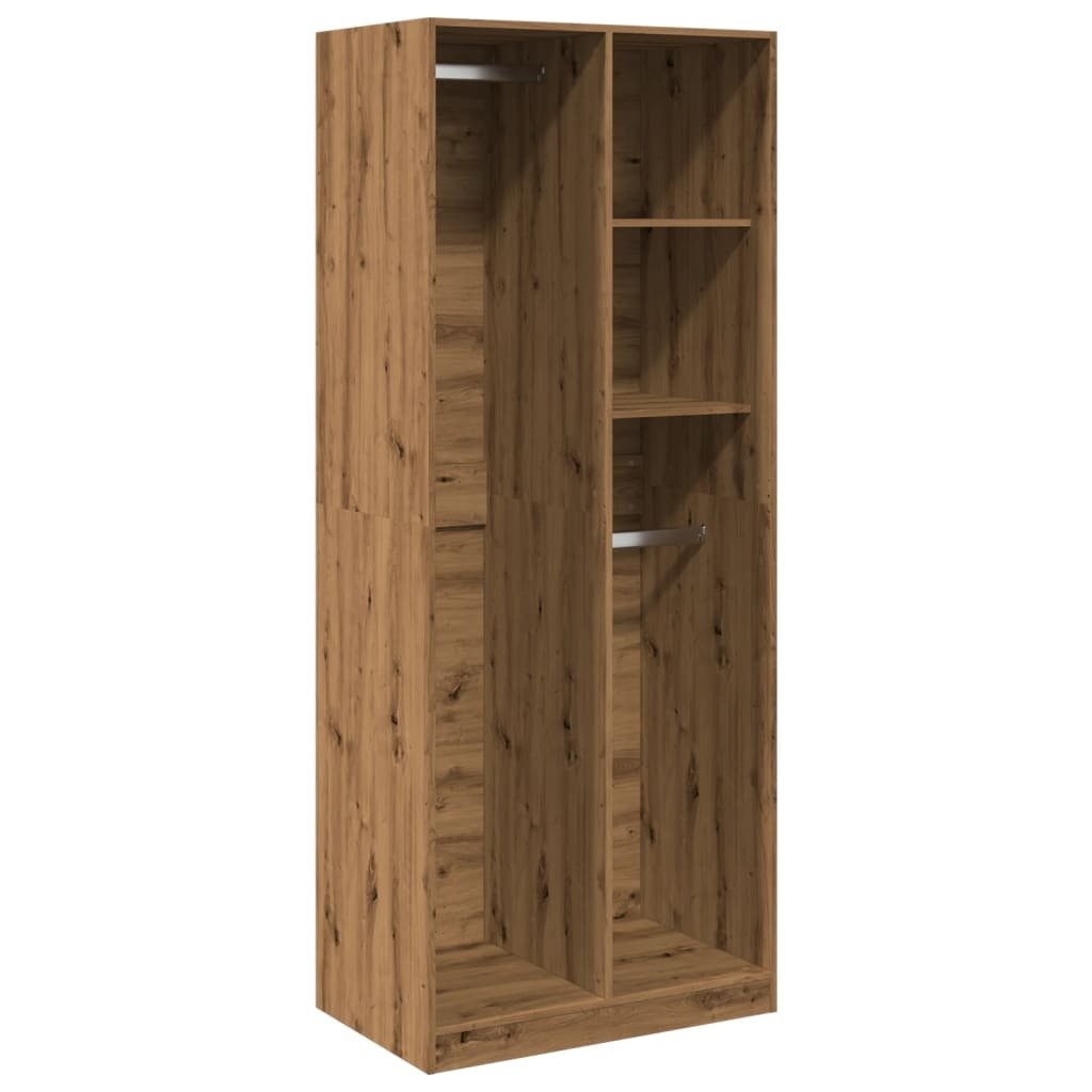 vidaXL Szafa Artisan dąb 80x50x200 cm materiał drewnopochodny