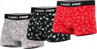 Bokserki męskie z druk. motywem mix, 3 pary,"2xl", lahti - Majtki męskie - miniaturka - grafika 1