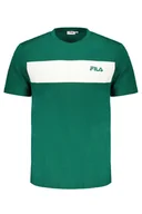 Koszulki męskie - ZIELONY T-SHIRT MĘSKI Z KRÓTKIM RĘKAWEM FILA - miniaturka - grafika 1