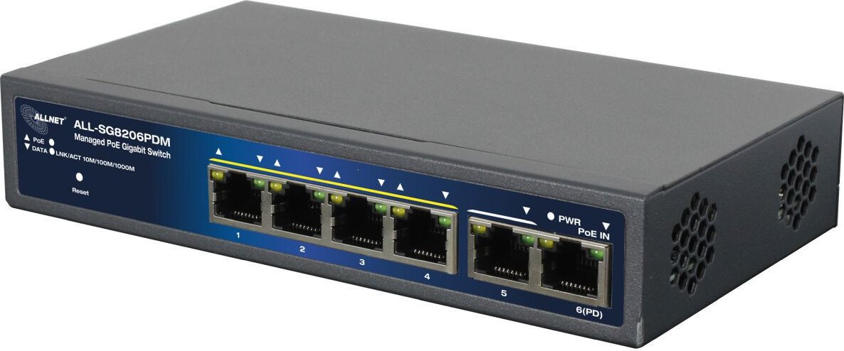 6P ALLNET ALL-SG8206PDM POE M
