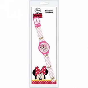 Myszka Minnie, zegarek analogowy w blistrze - Zabawki interaktywne dla dzieci - miniaturka - grafika 1