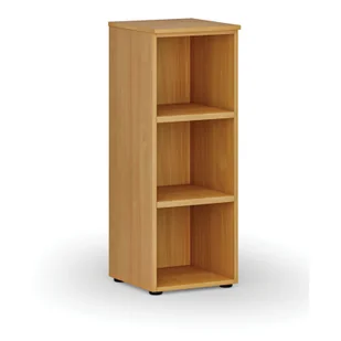 Regał biurowy PRIMO WOOD, 1087 x 400 x 420 mm, buk - Regały biurowe - miniaturka - grafika 1