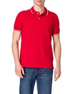 Koszulki męskie - Geox Męska koszulka polo M Sustainable A, czerwony (True Red), S - miniaturka - grafika 1