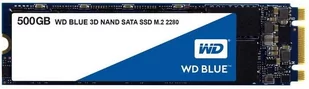 WD Dysk Twardy SSD WD Blue 500GB M.2 SATA 3.0 TLC Write speed 530 MBytes/sec Read speed 560 MBytes/sec MTBF 1750000 hours WDS500G2B WDS500G2B0B - Elektronika OUTLET - miniaturka - grafika 1