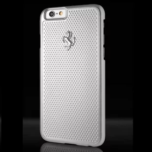 Ferrari Hardcase FEPEHCP6RE iPhone 6/6S perforated aluminium srebrny FEPEHCP6SI - Etui i futerały do telefonów - miniaturka - grafika 2