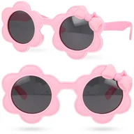 Okulary przeciwsłoneczne - NIEŁAMLIWE Okulary przeciwsłoneczne dla dzieci dziecięce SUNFLOWER PINK - miniaturka - grafika 1