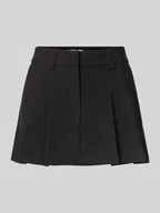 Spódnice - Spódnica mini rozkloszowana z dodatkiem wiskozy model ‘SYLLIE’ - miniaturka - grafika 1