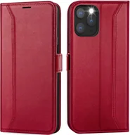 Etui i futerały do telefonów - Etui na telefon komórkowy iPhone 11 Pro składane etui ochronne, czerwone - miniaturka - grafika 1