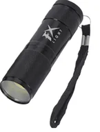 Latarki - Mini Latarka Led Aluminiowa 2,5X8,5 Cm Czarna - miniaturka - grafika 1