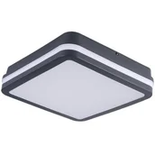 Lampy ogrodowe - Kanlux plafon zewnętrzny LED z czujnikiem ruchu Beno 24W NW-L-SE GR 24W 1920lm 4000K 26x26cm biały IP54 33347 33347 - miniaturka - grafika 1