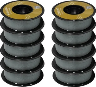 filament do drukarek 3D, średnica 1,75 mm, dostępny w opakowaniach 5 kg i 10 kg, 10 kg szarego PLA - Filamenty i akcesoria do drukarek 3D - miniaturka - grafika 1
