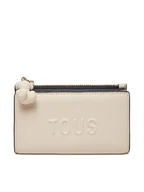 Portfele - TOUS Duży Portfel Damski Brenda 2002105601 Beżowy - miniaturka - grafika 1