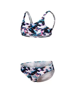 Stroje kąpielowe dla dziewczynek - ARENA Top Bikini Tie And Dye - grafika 1