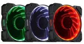 Wentylatory komputerowe - Wentylator EuroCase EUROCASE wentylator RGB 120mm Ring Led - miniaturka - grafika 1