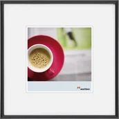 Ramki na zdjęcia - Ramka Walther 40x40, plastikowa, czarna KB440H - miniaturka - grafika 1