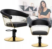 Fotele fryzjerskie - Fotel fryzjerski barberski hydrauliczny do salonu fryzjerskiego Zoe - miniaturka - grafika 1