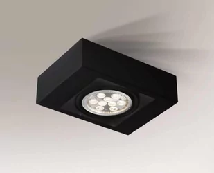 Shilo plafon techniczny Koga ES111 czarny 1152 - Lampy sufitowe - miniaturka - grafika 1