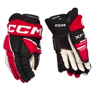 Hokej - Rękawice hokejowe CCM Tacks XF 80 Black/Red/White Senior 14 cali - miniaturka - grafika 1