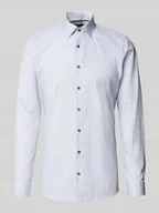 Koszule męskie - Koszula biznesowa o kroju Super Slim Fit z kołnierzykiem typu kent - miniaturka - grafika 1