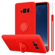 Etui i futerały do telefonów - Pokrowiec Do Samsung Galaxy S8 PLUS w LIQUID CZERWONY Etui TPU Obudowa Ochronny Case Cover Plecki Cadorabo - miniaturka - grafika 1