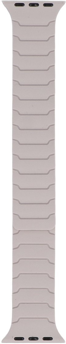 GlacierX pasek do smartwatcha Silicone Magnetic ExoStripe Cream do Apple Watch 38/40/41mm Śmietankowy