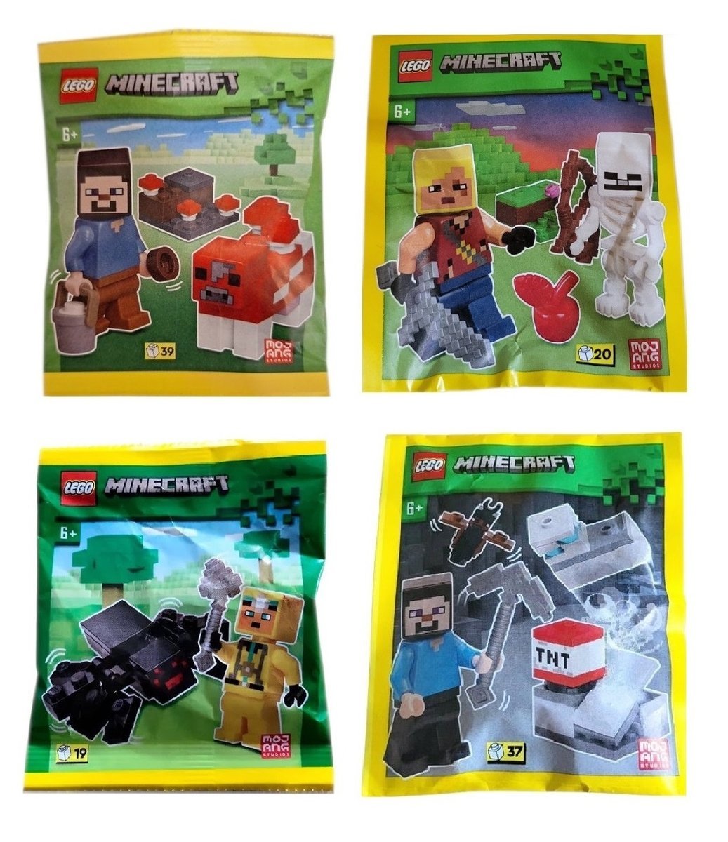 Klocki LEGO Minecraft - Zestaw 4 Polybag - MC04