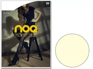 Rajstopy - Kryjące Rajstopy Z Wzorem Kwiatów 50Den Ecru 2 - miniaturka - grafika 1