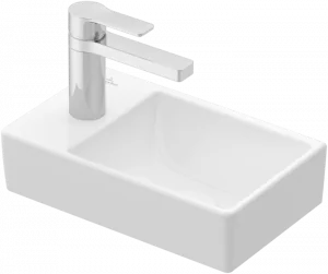 VILLEROY - BOCH 43003R01 Avento Umywalka mała 360 x 220 x 110 mm, Weiss Alpin, bez przelewu, Nieszlifowany - Umywalki - miniaturka - grafika 1