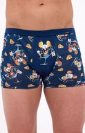 Majtki damskie - Bawełniane bokserki męskie Tattoo 280/249 Mouse, Kolor granatowy-wzór, Rozmiar 2XL, Cornette - Primodo.com - miniaturka - grafika 1