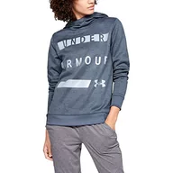 Swetry damskie - Under Armour damski sweter z syntetycznego polaru Wm rozgrzewka top Utility/Washed Blue XL - miniaturka - grafika 1