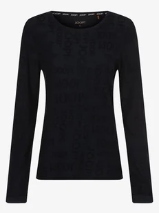 JOOP! Damska koszulka od piżamy Kobiety wiskoza niebieski wzorzysty, S - Koszulki i topy damskie - miniaturka - grafika 1