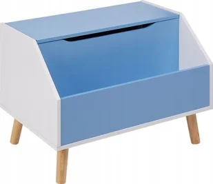 Beliani Szafka na zabawki niebieska CASPER - Szafy i szafki dla dzieci - miniaturka - grafika 1