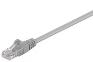 Patchcordy - Goobay Kabel LAN Patchcord CAT 5E U/UTP szary, 15m KLANCAT5ESZ15 - miniaturka - grafika 1