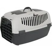 Transportery dla kotów - Stefanplast Transporter Gulliver 3 Plastikowe Drzwi Szary - miniaturka - grafika 1