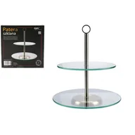 Tace i patery - Patera szklana dwupoziomowa - miniaturka - grafika 1