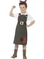 Stroje karnawałowe - Stroje dla dzieci, strój pracującej dziewczynki, rozmiar 146 - miniaturka - grafika 1