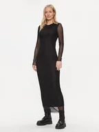 Sukienki - ONLY Sukienka codzienna Lucia 15312218 Czarny Slim Fit - miniaturka - grafika 1
