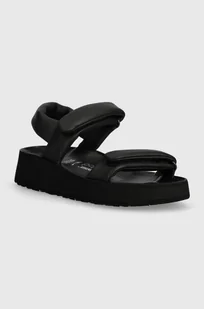 Birkenstock sandały skórzane Theda damskie kolor czarny na platformie 1026877 - Sandały damskie - miniaturka - grafika 1