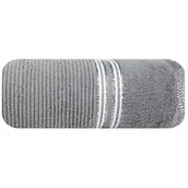 Ręczniki - Euro Firany Ręcznik Kąpielowy Filon (03) 70 x 140 Srebrny 1223238 - miniaturka - grafika 1