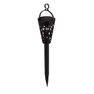 Lampa solarna LED czarna - Lampy ogrodowe - miniaturka - grafika 1