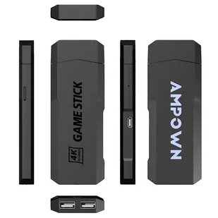 AMPOWN GD20 Game Stick with 2 Wireless Game Console, Emuelec 4.3, 128GB TF Card 50000  Games, 4K HDMI Output - Konsole i gry retro - miniaturka - grafika 4