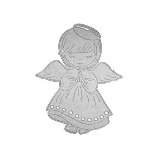 Wykrojnik ANIOŁEK - dziewczynka - Komunia Święta - Scrapbooking - miniaturka - grafika 1