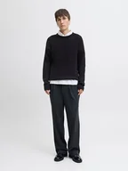 Swetry męskie - Jack & Jones Sweter w kolorze czarnym - miniaturka - grafika 1
