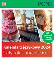 Kalendarze - LektorKlett, Kalendarz językowy 2024 z angielskim PONS - miniaturka - grafika 1