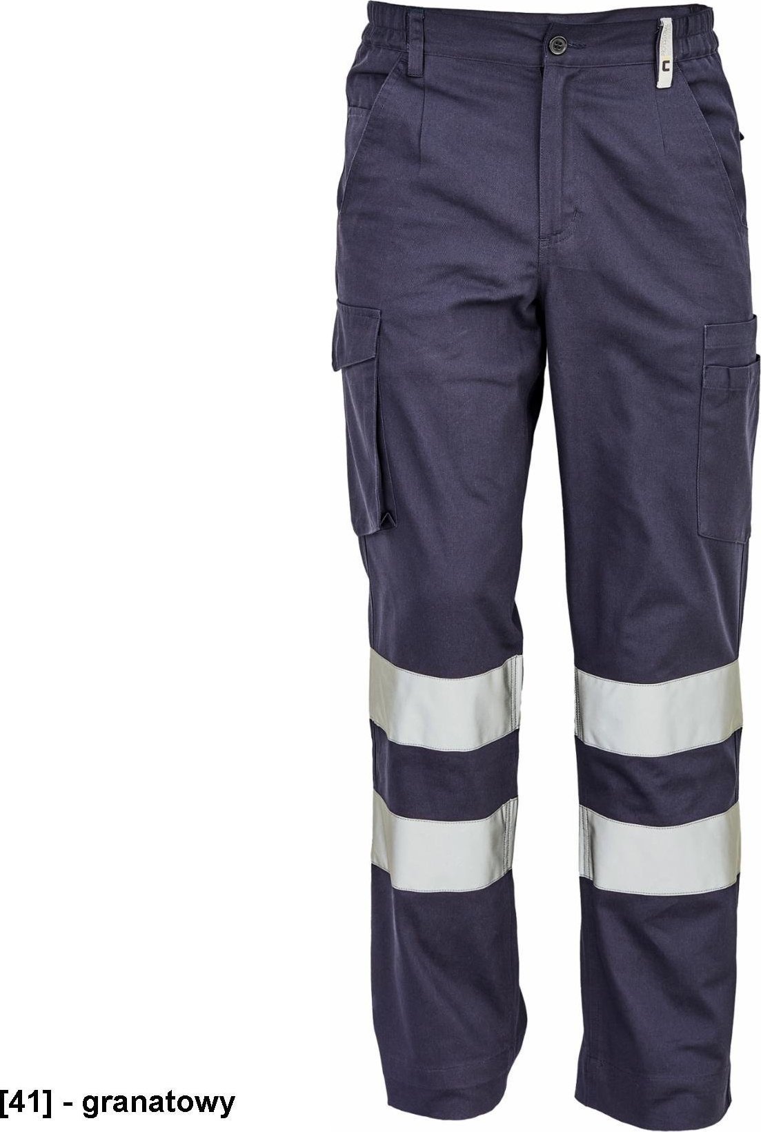 CERVA HUELVA - spodnie reflex - szary 46