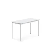 Meble do szkół i przedszkoli - Stół SONITUS, 1200x600x720 mm, laminat biały, biały - miniaturka - grafika 1