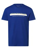Koszulki męskie - Tom Tailor Denim - T-shirt męski, niebieski - miniaturka - grafika 1